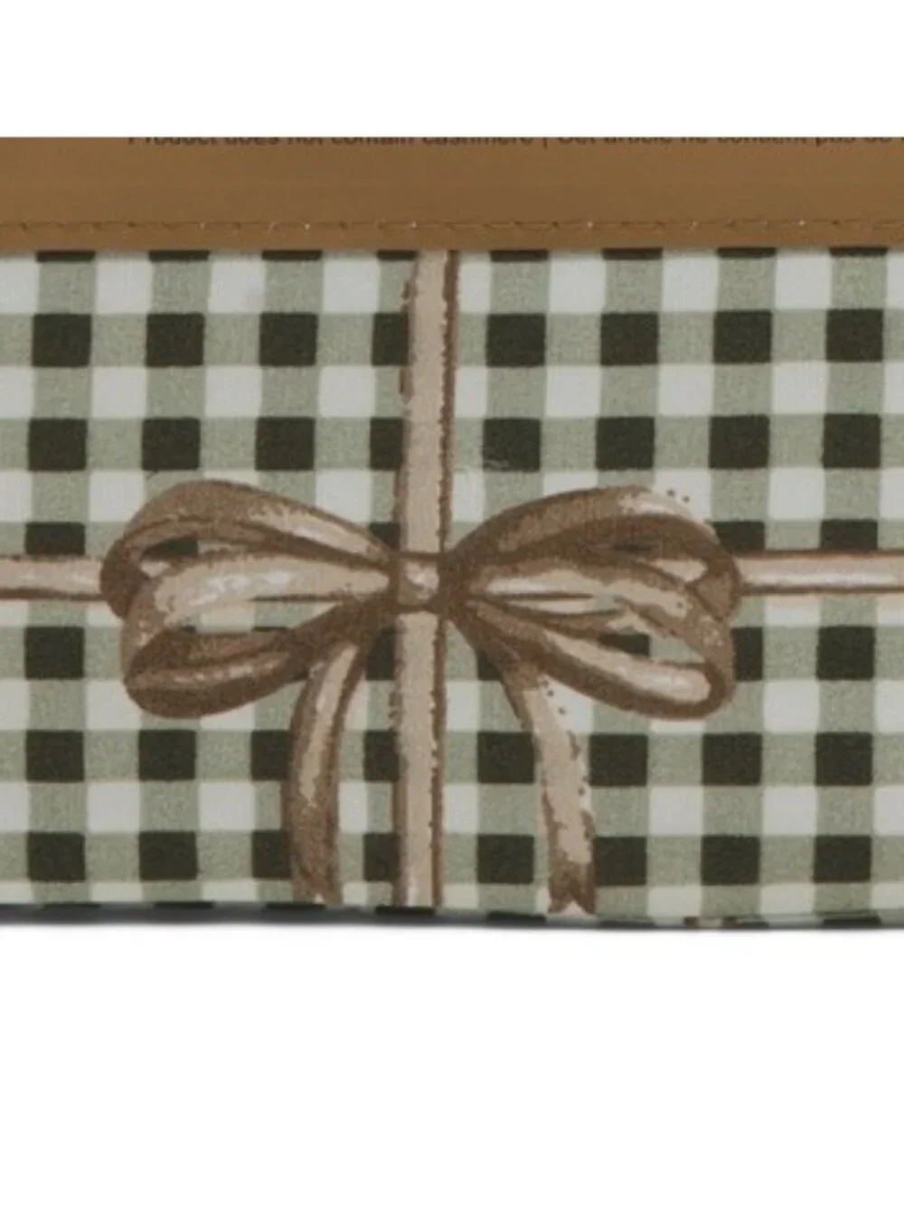 CUPCAKES & CASHMERE Gingham Bow Sheet Set
